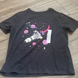 Cat & Jack Cosmic Rocket T-Shirt - Gray